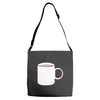 glass and coffee Adjustable Strap Totes