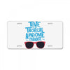 time to go tropical awesome paradise License Plate