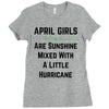 April Girls Ladies Fitted T-Shirt