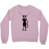 a cat always with me Crewneck Sweatshirt