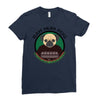 bah hum pug Ladies Fitted T-Shirt