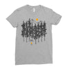 be alone Ladies Fitted T-Shirt
