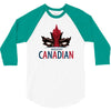 mouthy canadian 3/4 Sleeve Shirt