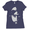 airbrushed stencil Ladies Fitted T-Shirt