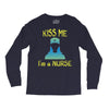 kiss a nurse Long Sleeve Shirts
