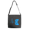 game heart beat Adjustable Strap Totes