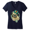 PUG LIFE Women's V-Neck T-Shirt