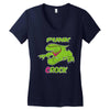 punk crock Women's V-Neck T-Shirt
