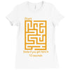 fun maze Ladies Fitted T-Shirt