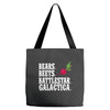 bears beets battlestar galactica Tote Bags