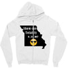 missouri eclipse   show me totality Zipper Hoodie