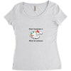Paint Somerhing it Might Be Wordless Women's Triblend Scoop T-shirt