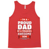 proud dad son Tank Top