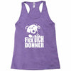 ted fick dich donner Racerback Tank
