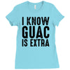 i know guac is extra Ladies Fitted T-Shirt