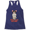 busy doing nothing Racerback Tank