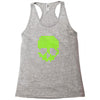 skull pixels t shirt cool funny Racerback Tank