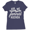 feminist agenda Ladies Fitted T-Shirt