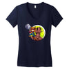 rocket raccoon Women's V-Neck T-Shirt