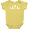 evolution of a zombie Baby Onesie