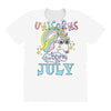 unicorns are born in july cute unicorn All Over Women's T-shirt