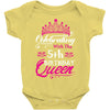 Celebrating With the 5th Birthday Queen Baby Onesie
