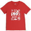 80s survival guide cassette high V-Neck Tee