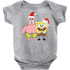 spongebob squarepants and patrick christmas Baby Bodysuit