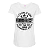 khabib nurmagomedov black logo Maternity Scoop Neck T-shirt