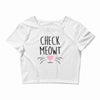 CHECK MEOWT CAT Crop Top