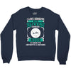 I Love Someone With Liver Cancer To The Moon And Back Crewneck Sweatshirt