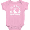 This Girl Loves Pomeranian Baby Onesie