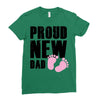 proud new girl Ladies Fitted T-Shirt