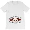 November Peeking Out Asian Baby Boy T-Shirt