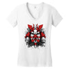 samurai mask of doom Women's V-Neck T-Shirt