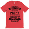Super Cool Poppy Of A Freaking Awesome Granddaughter T-Shirt