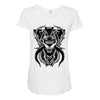 demon wolf Maternity Scoop Neck T-shirt