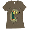 monster (2) Ladies Fitted T-Shirt