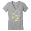 bunny rabbit in Women's V-Neck T-Shirt