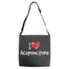 I Love Acupuncture Adjustable Strap Totes