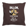 predator movie dillon licensed adult Throw Pillow