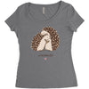 hedgehugs Women's Triblend Scoop T-shirt