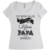 i ve been called a lot of names in my lifetime but papa is my favorite Women's Triblend Scoop T-shirt