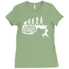 climbing evolution Ladies Fitted T-Shirt