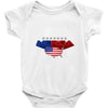 america flag Baby Bodysuit