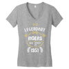 legendary riders are born in 1951 Women's V-Neck T-Shirt