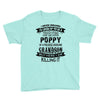 Super Cool Poppy Of A Freaking Awesome Grandson Youth Tee