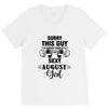 sorry this guy is already taken by a super sexy  august girl V-Neck Tee