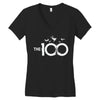 the 100 Women's V-Neck T-Shirt