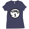 thing 1 Ladies Fitted T-Shirt